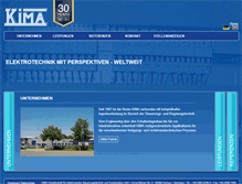 Tablet Screenshot of kima.de
